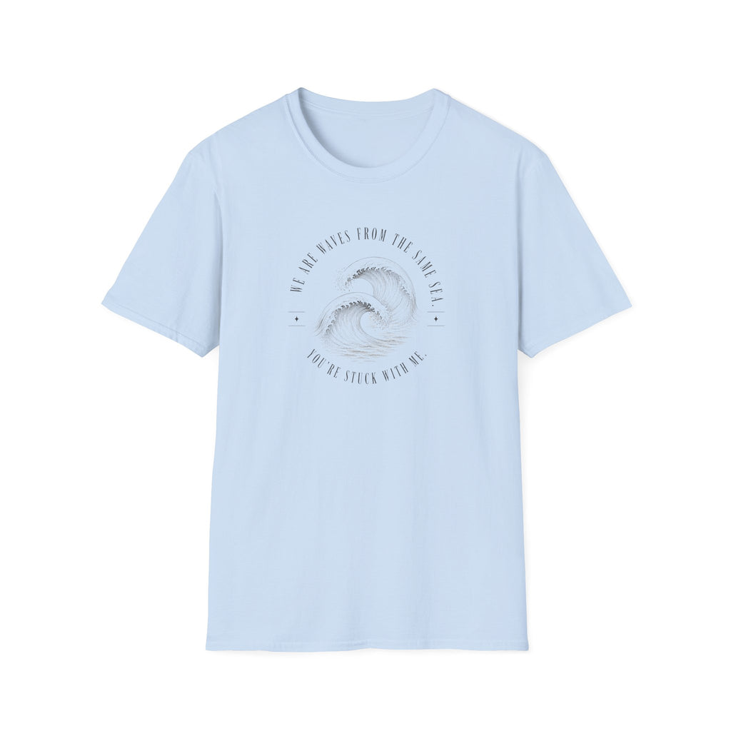 We are waves from the same sea retro surf T-Shirt