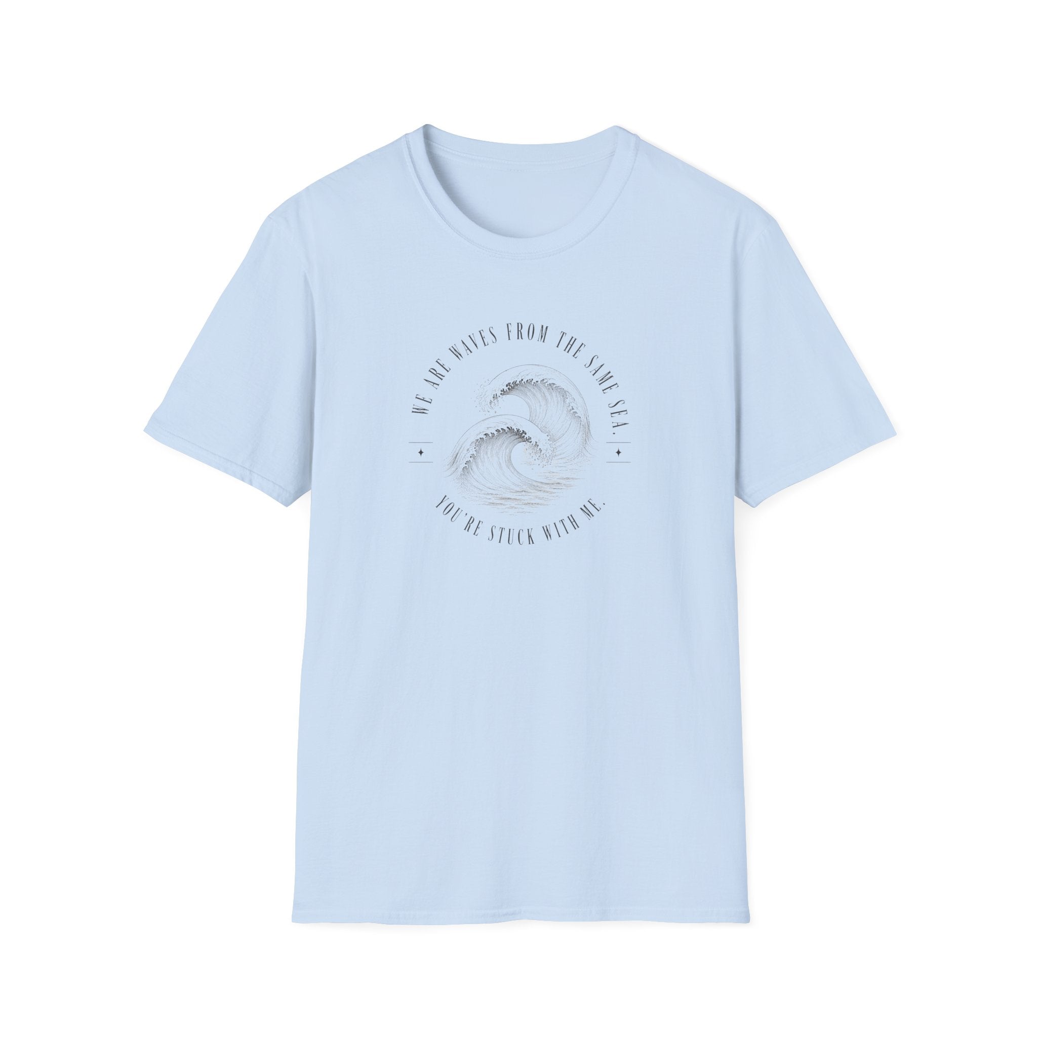 We are waves from the same sea retro surf T-Shirt