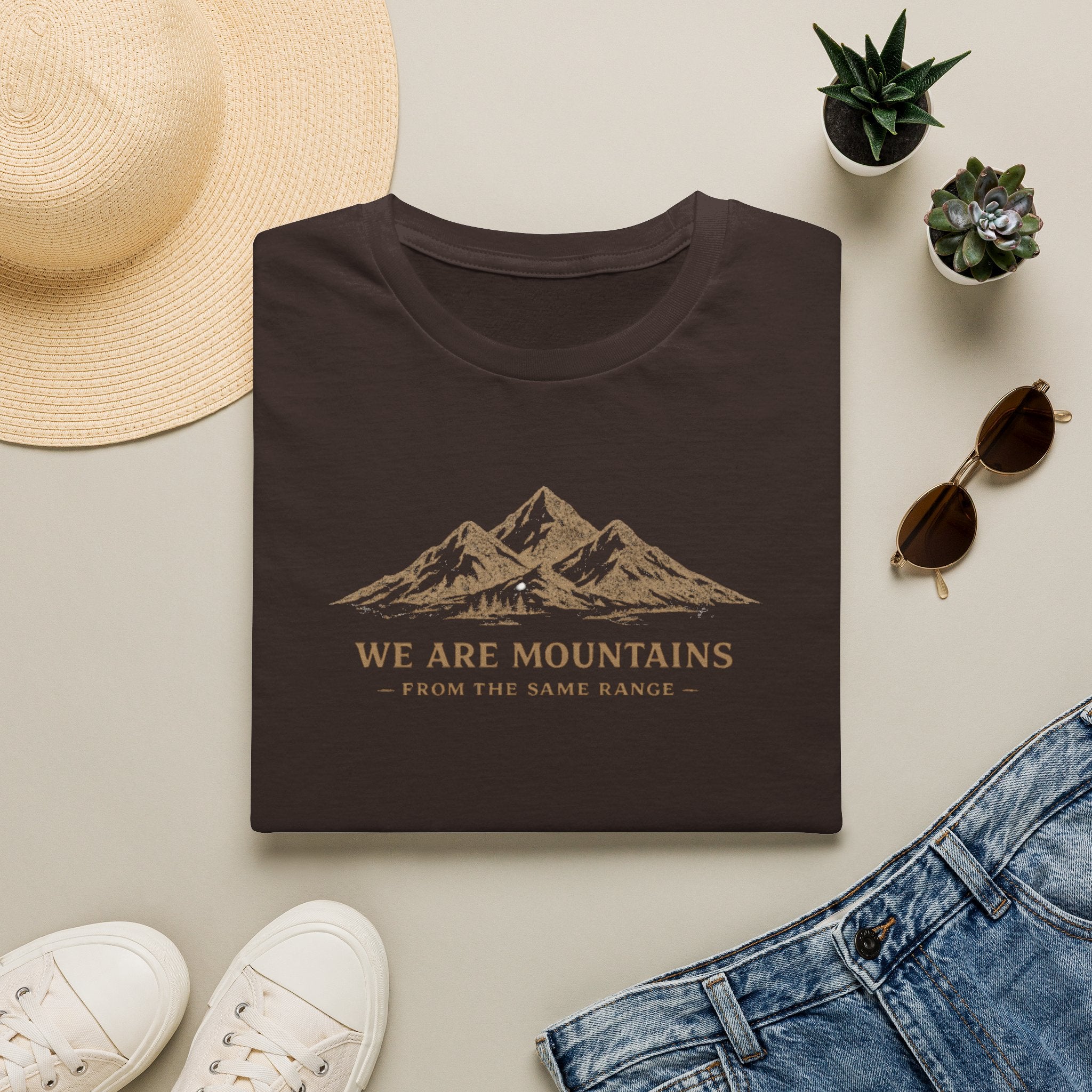 We are mountains from the same range retro outdoors T-Shirt