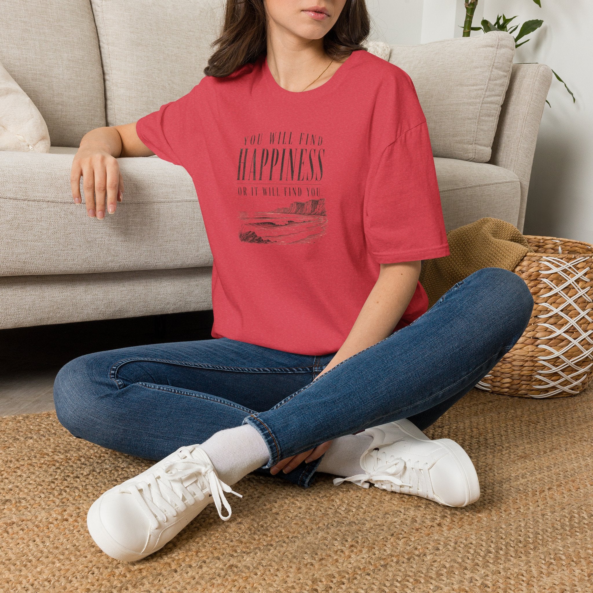 You will find happiness retro surf T-Shirt