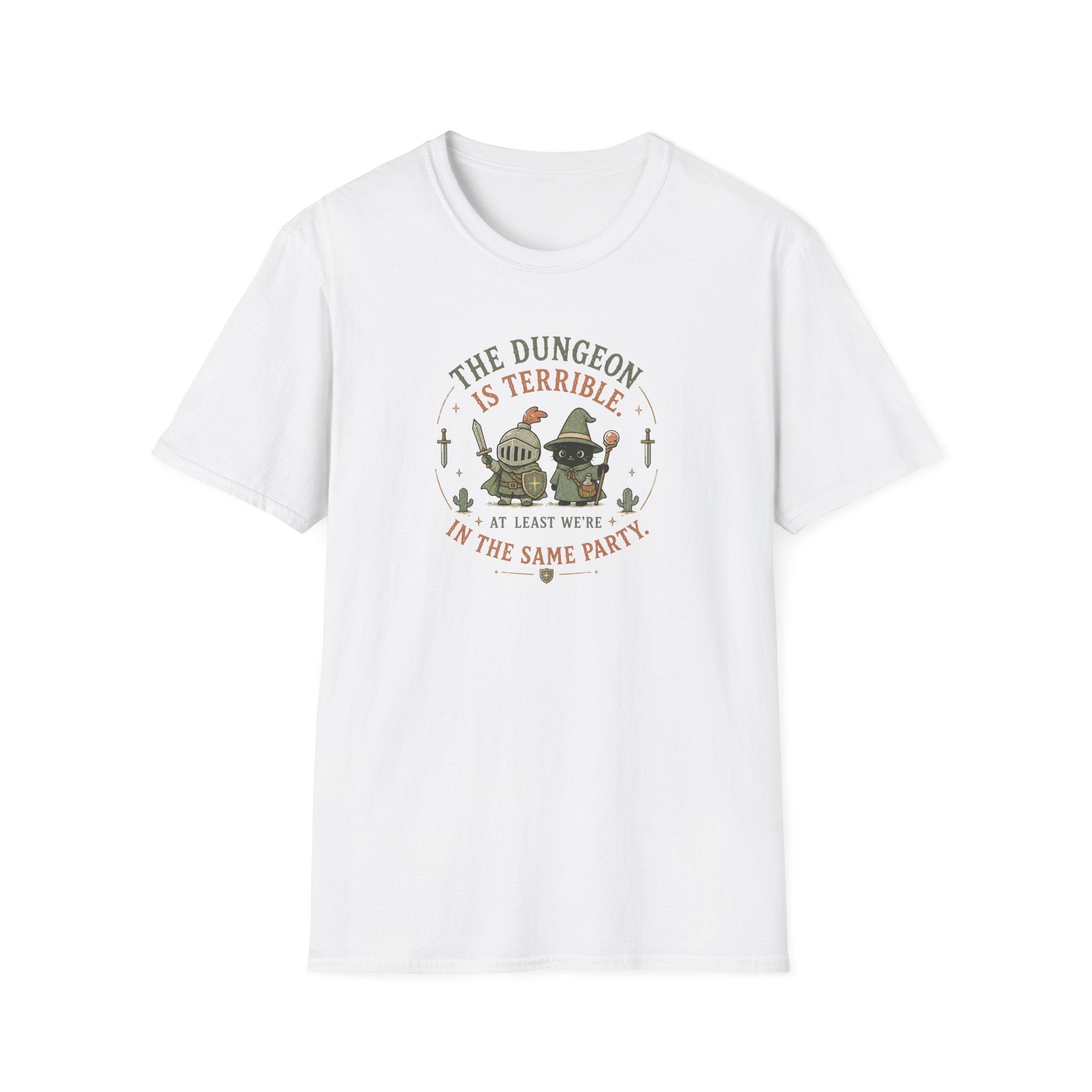 At Least We're in the Same Party RPG T-Shirt