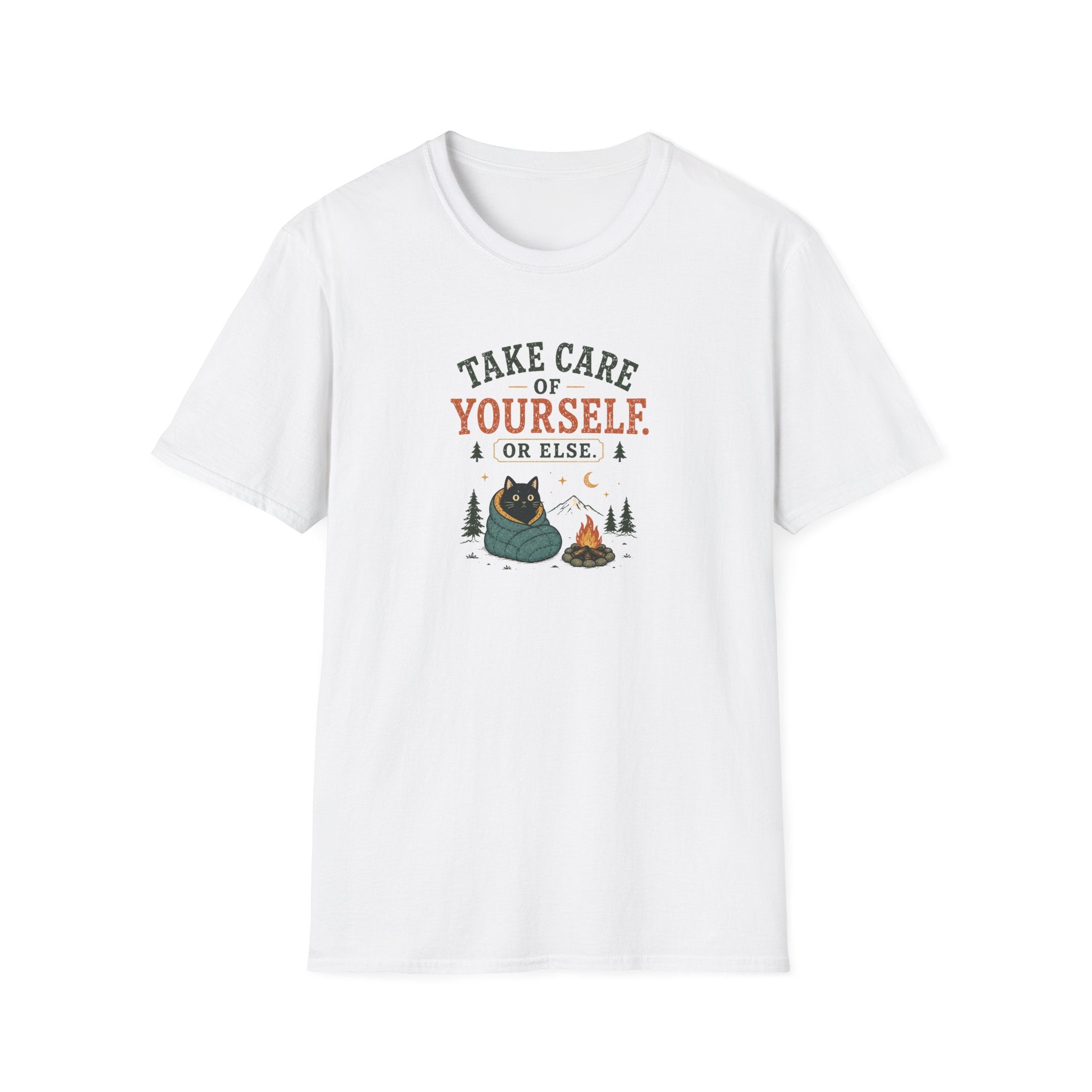 Take care of yourself camping cat T-Shirt