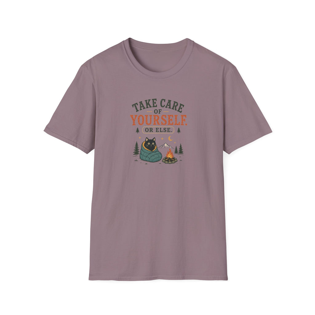 Take care of yourself camping cat T-Shirt