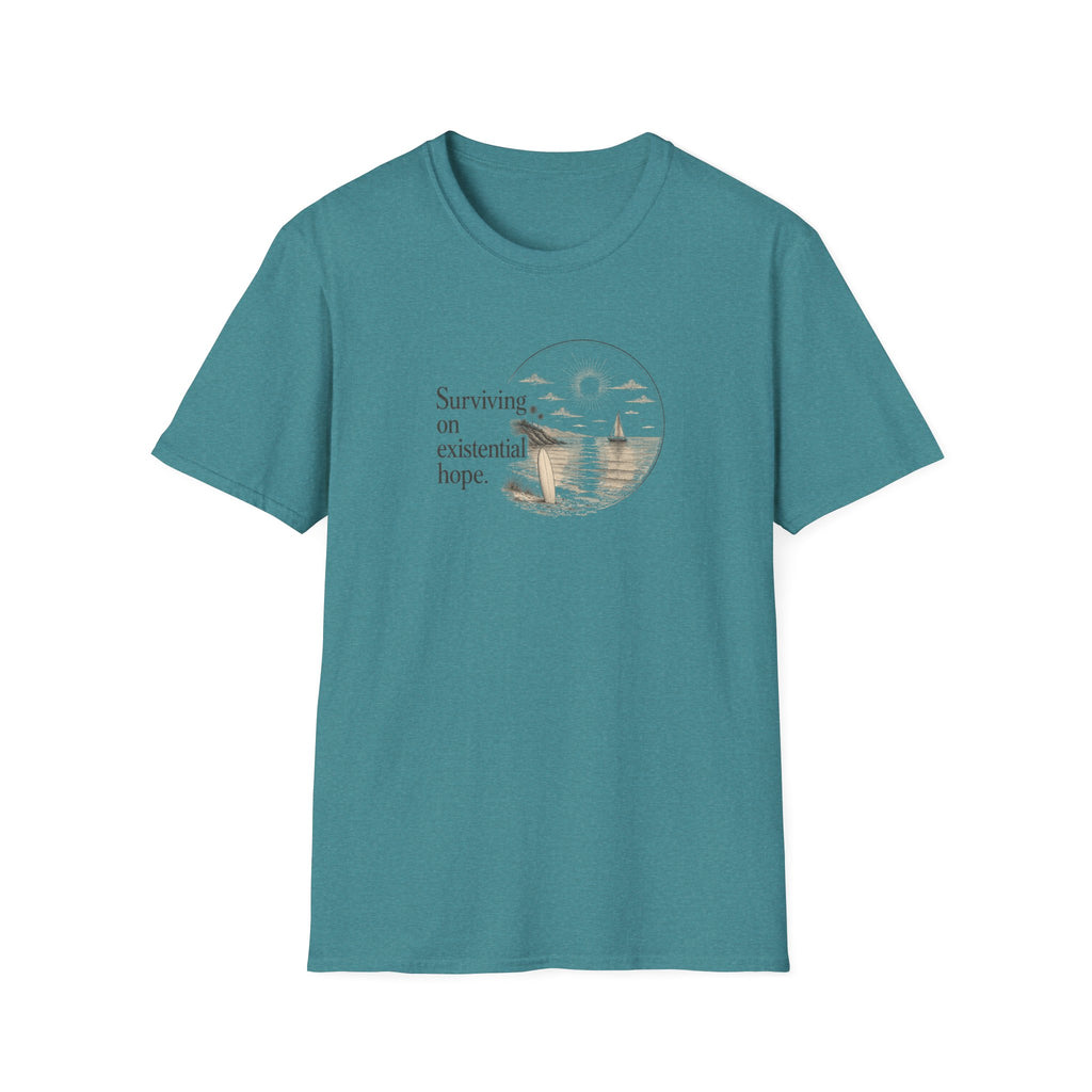 Surviving on Existential Hope Retro Surf T-Shirt