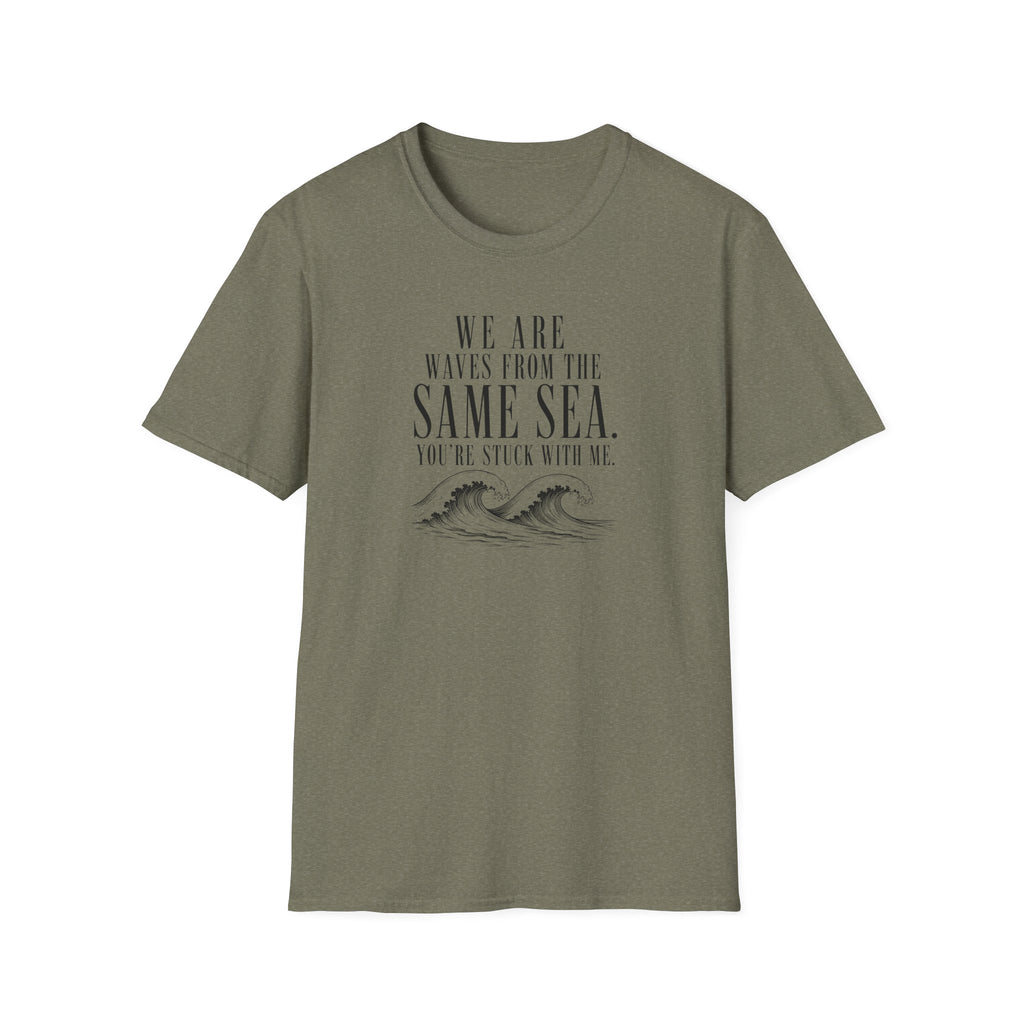 We are waves from the same sea minimalist ocean T-Shirt