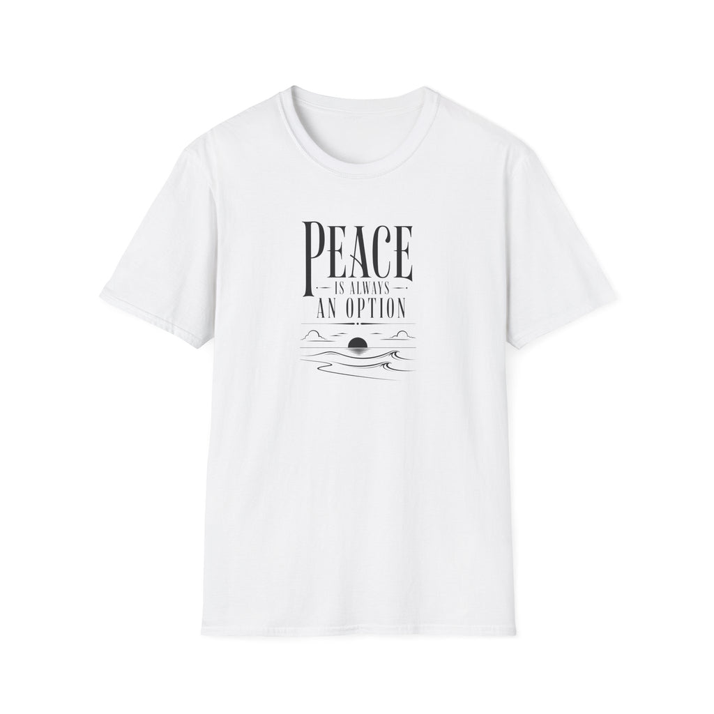 Peace is Always an Option Ocean T-Shirt