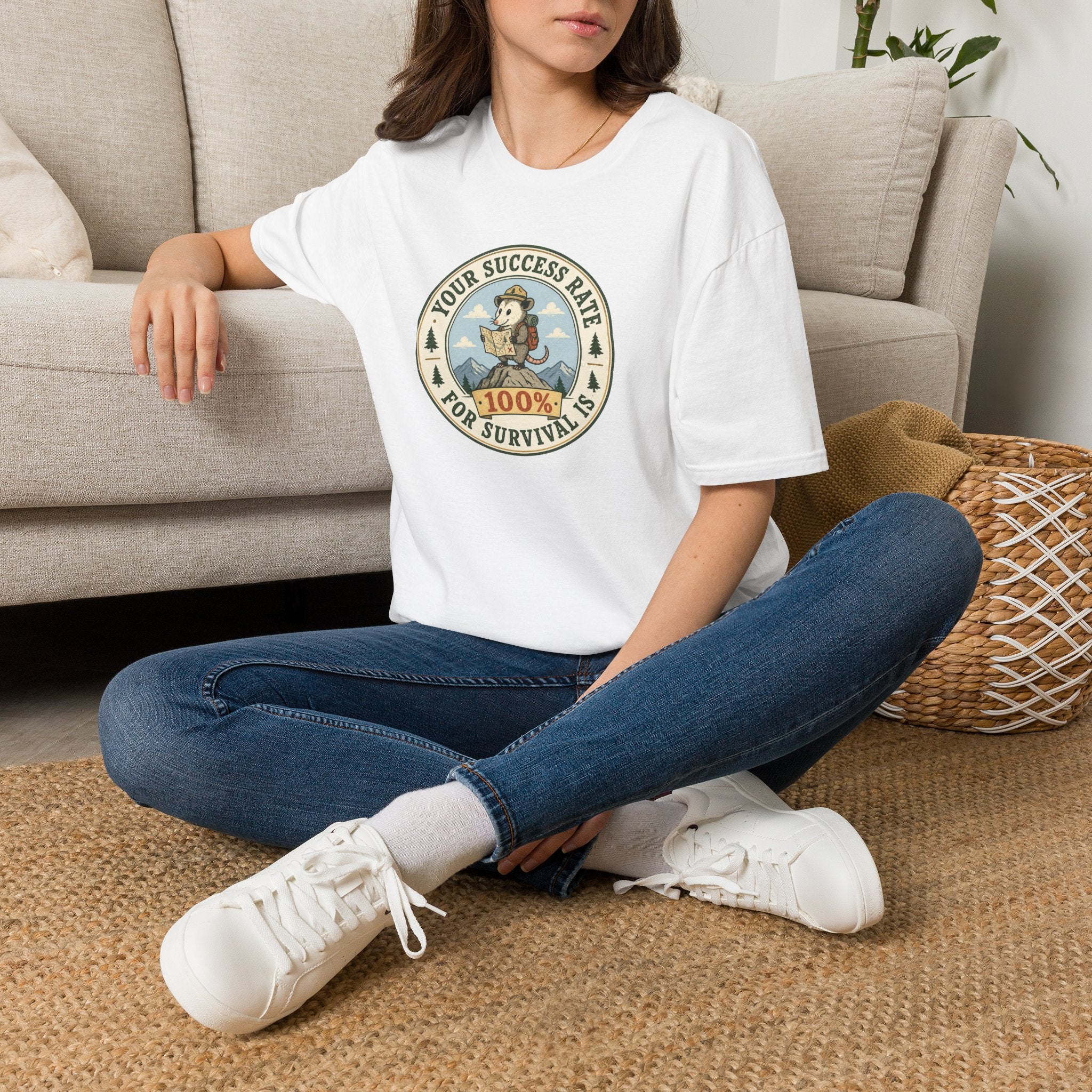 Your survival rate is 100% hiking T-Shirt