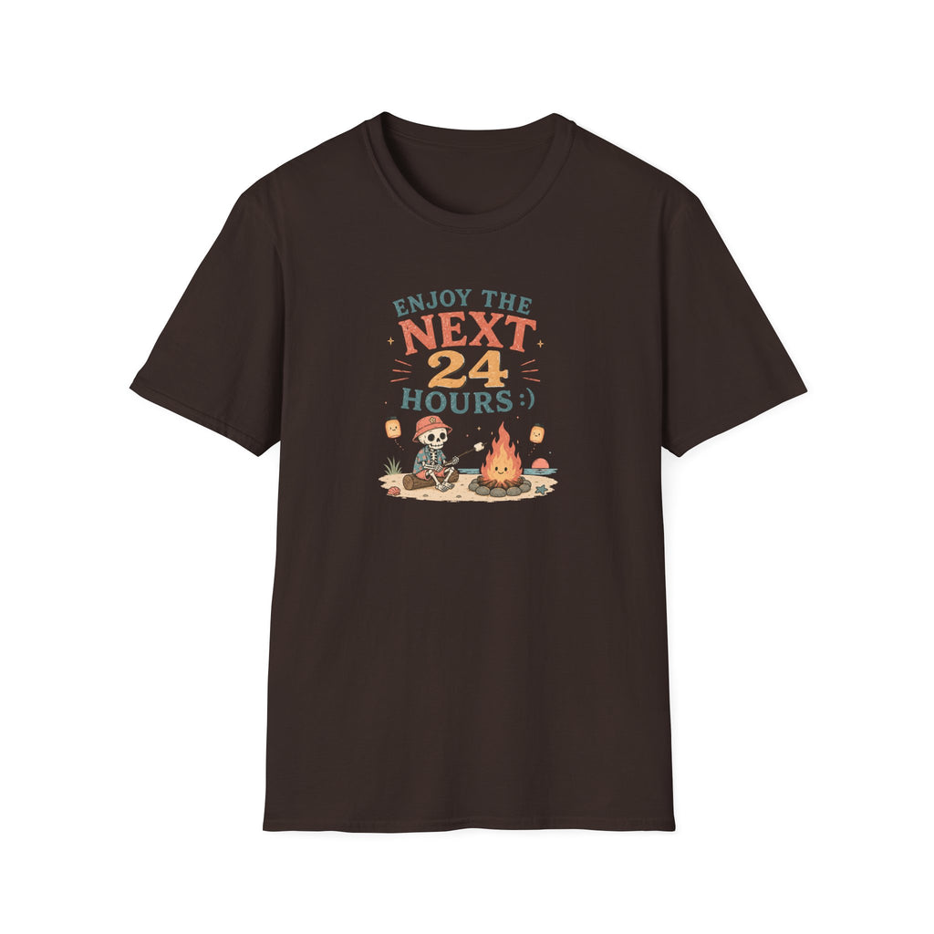 Enjoy the Next 24 Hours Beach Skeleton T-Shirt