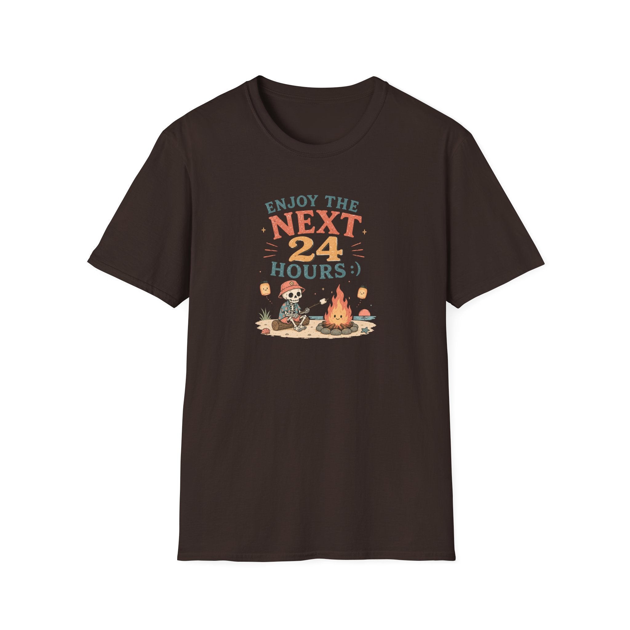 Enjoy the Next 24 Hours Beach Skeleton T-Shirt
