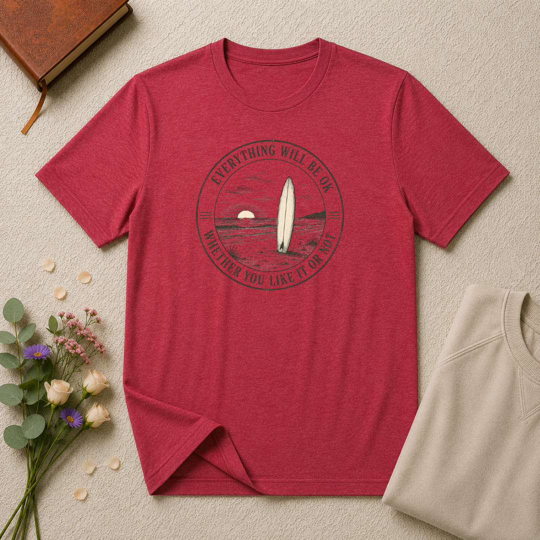 Everything will be ok Retro Surf T-Shirt