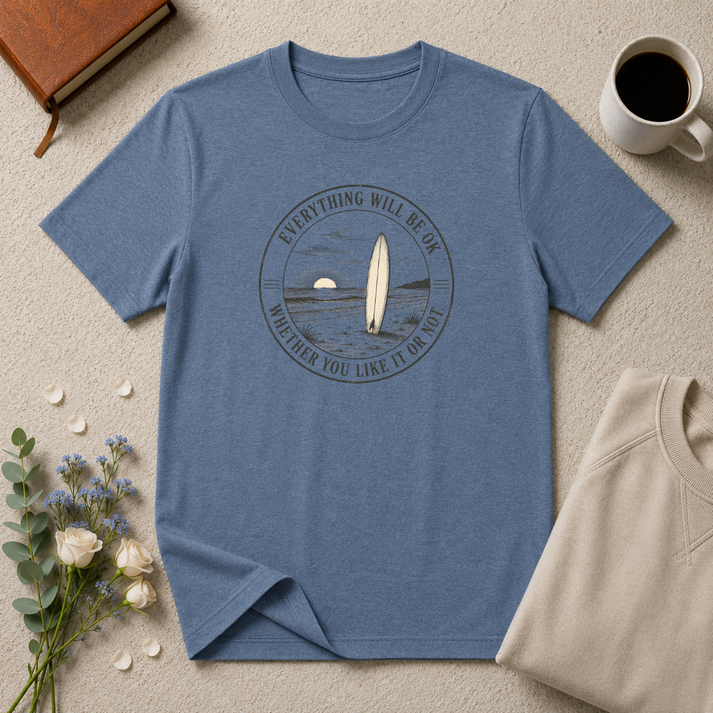 Everything will be ok Retro Surf T-Shirt