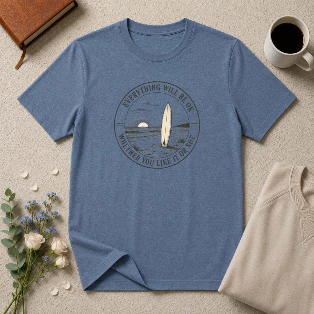 Everything will be ok Retro Surf T-Shirt