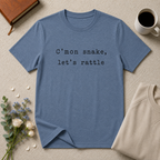 C'mon Snake, Let's Rattle Typewriter T-Shirt