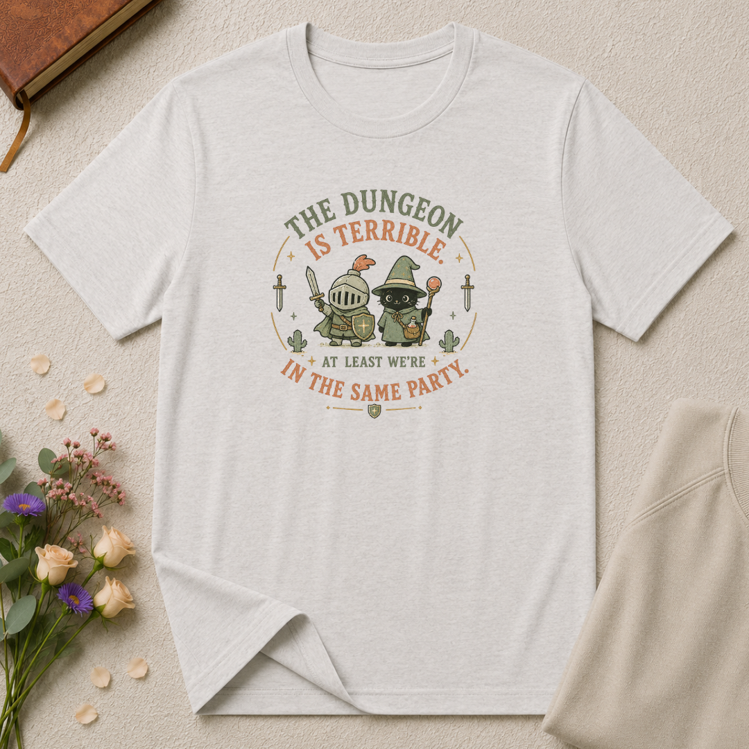 At Least We're in the Same Party RPG T-Shirt