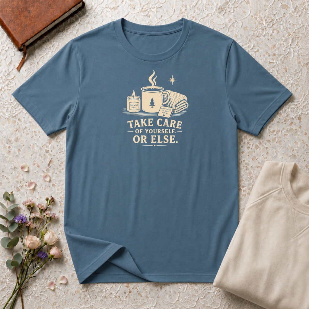Take care of yourself or else retro coffee T-Shirt