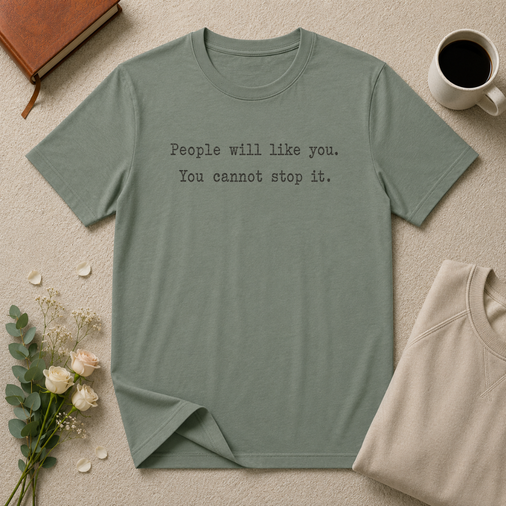 People Will Like You Typewriter T-Shirt