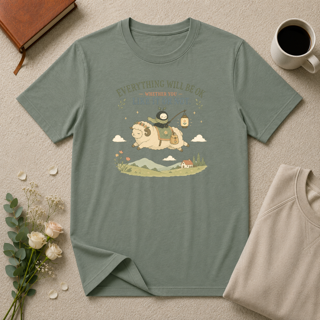 Everything Will Be Ok, Anime Inspired T-Shirt