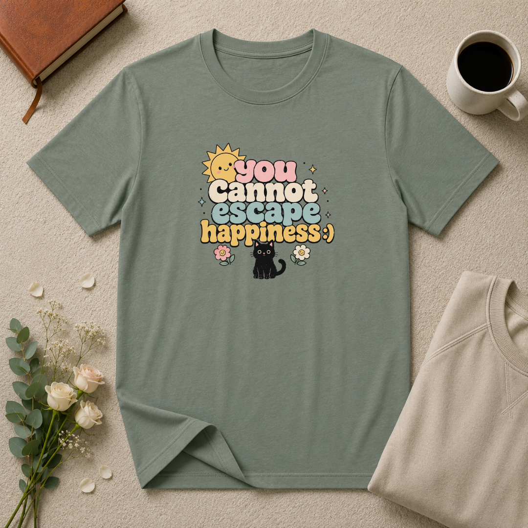 You Cannot Escape Happiness:) T-Shirt