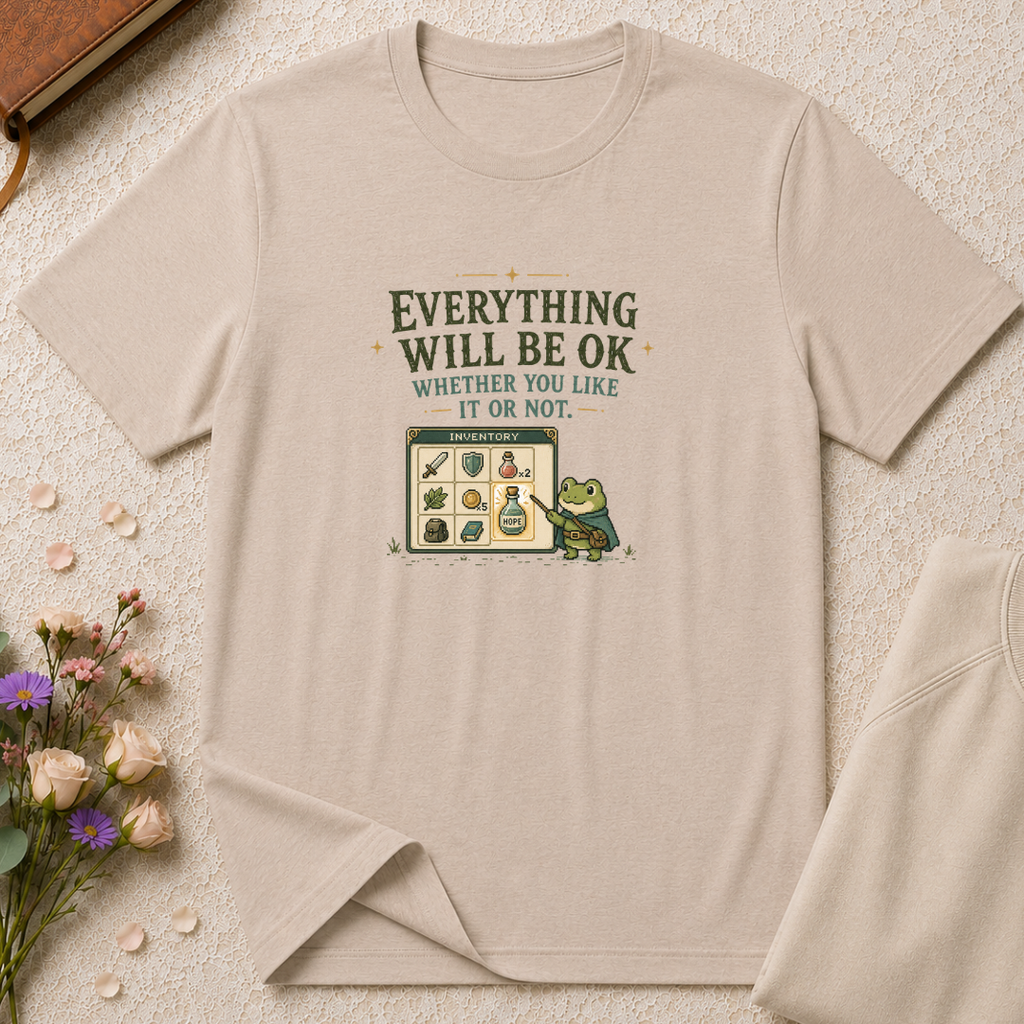 Everything Will be Ok Inventory Screen T-Shirt