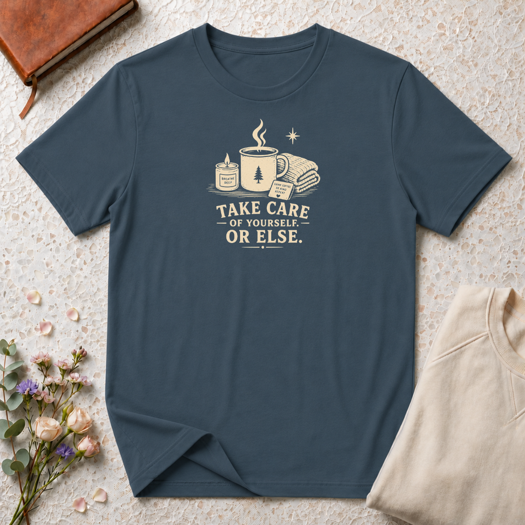 Take care of yourself or else retro coffee T-Shirt