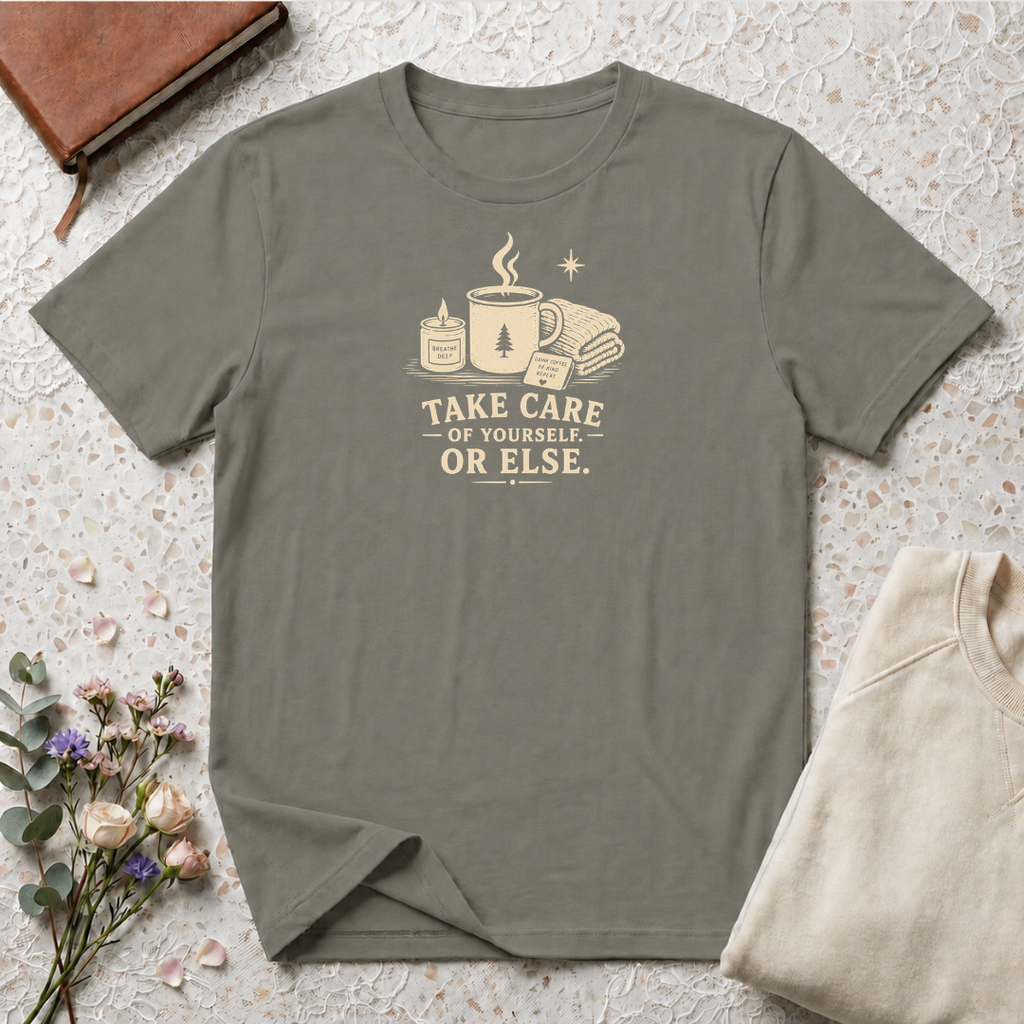 Take care of yourself or else retro coffee T-Shirt