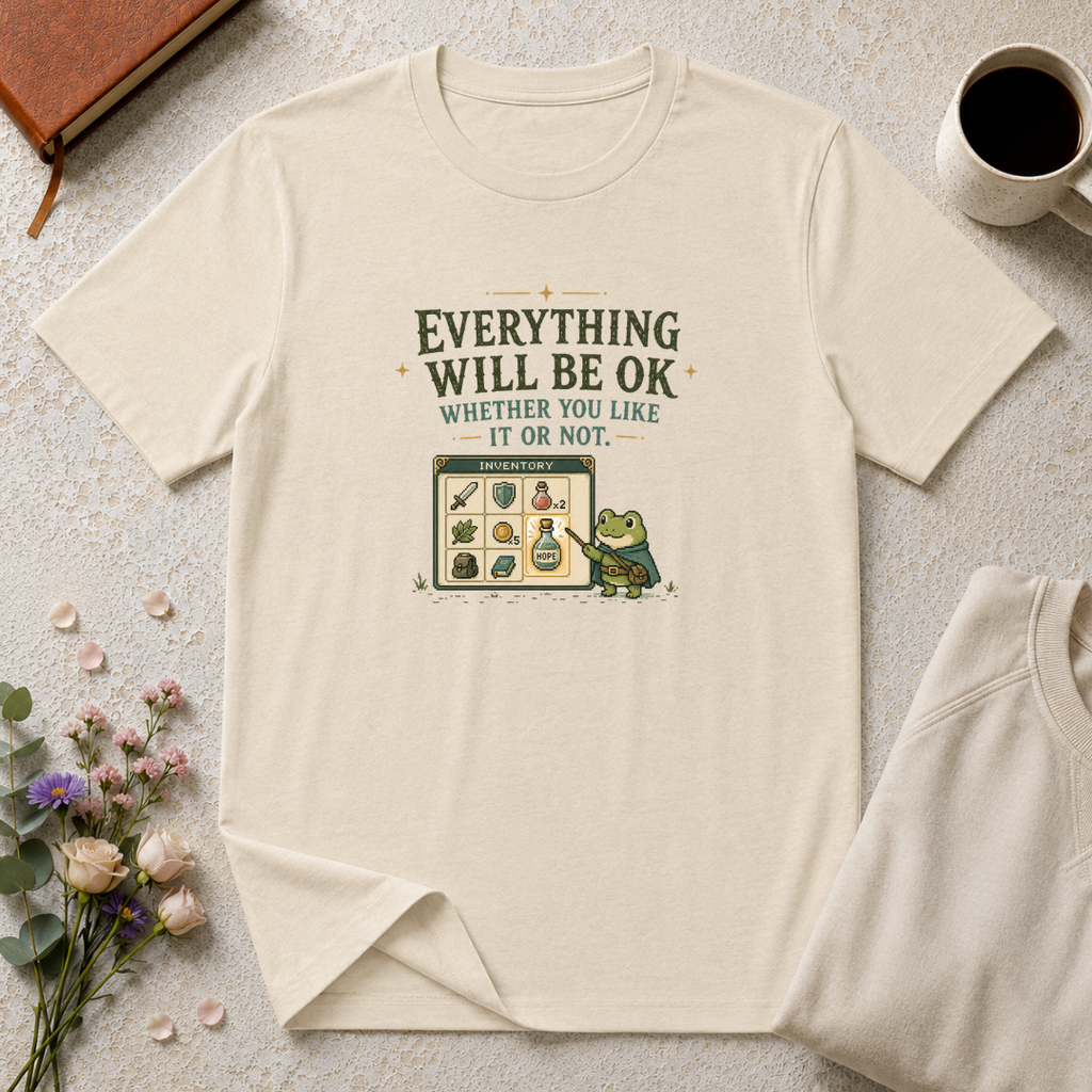 Everything Will be Ok Inventory Screen T-Shirt