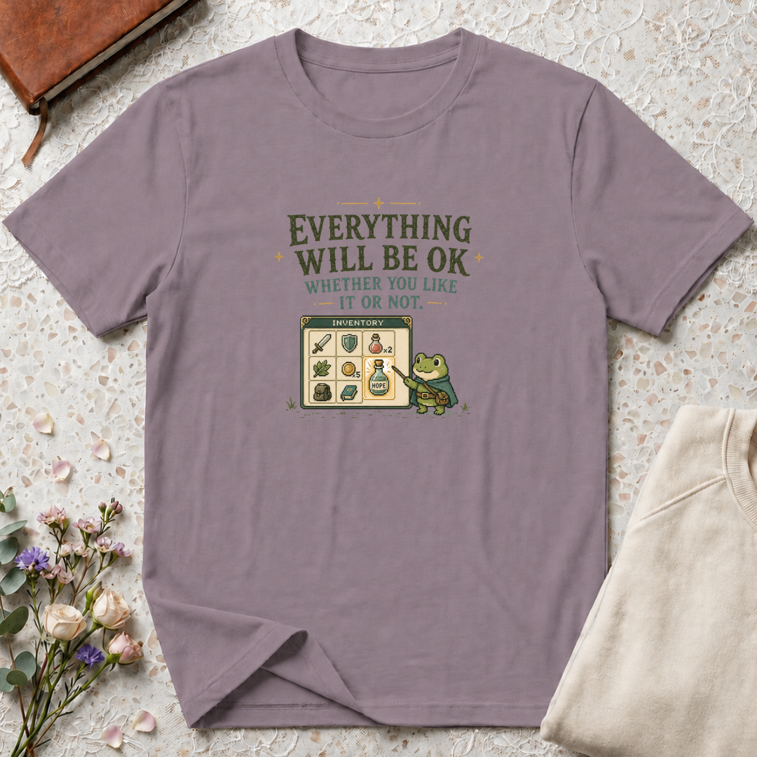 Everything Will be Ok Inventory Screen T-Shirt