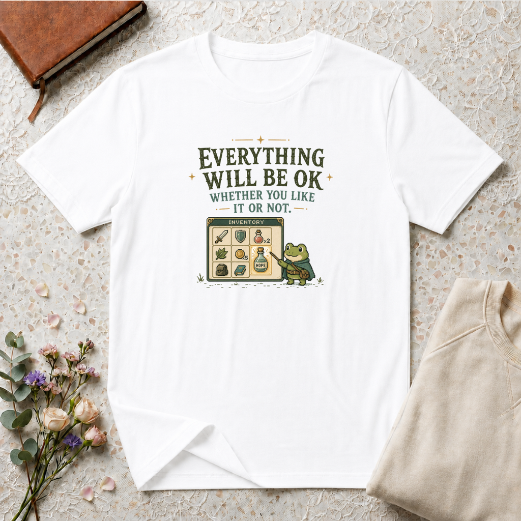Everything Will be Ok Inventory Screen T-Shirt