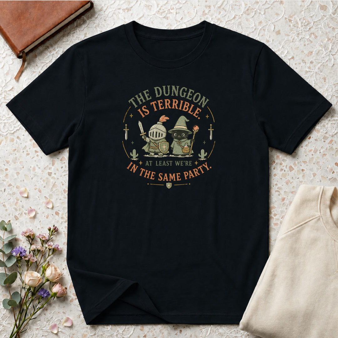 At Least We're in the Same Party RPG T-Shirt