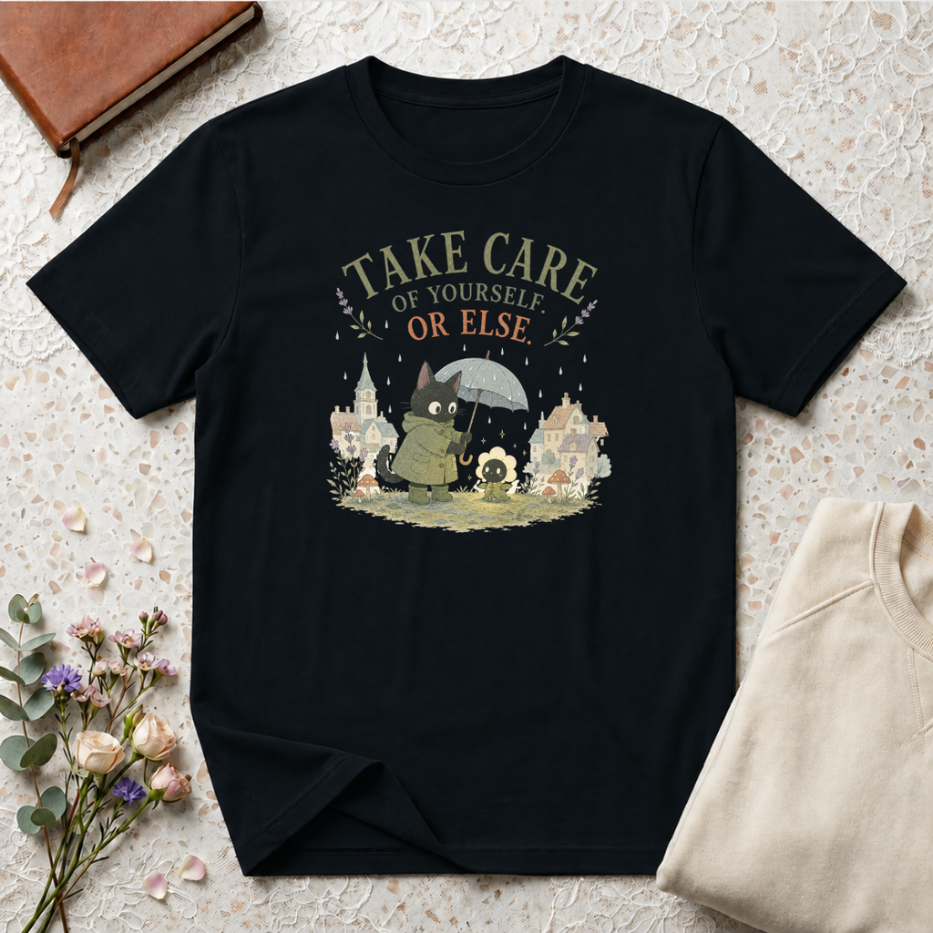 Take Care of Yourself. Or Else. Anime Inspired T-Shirt