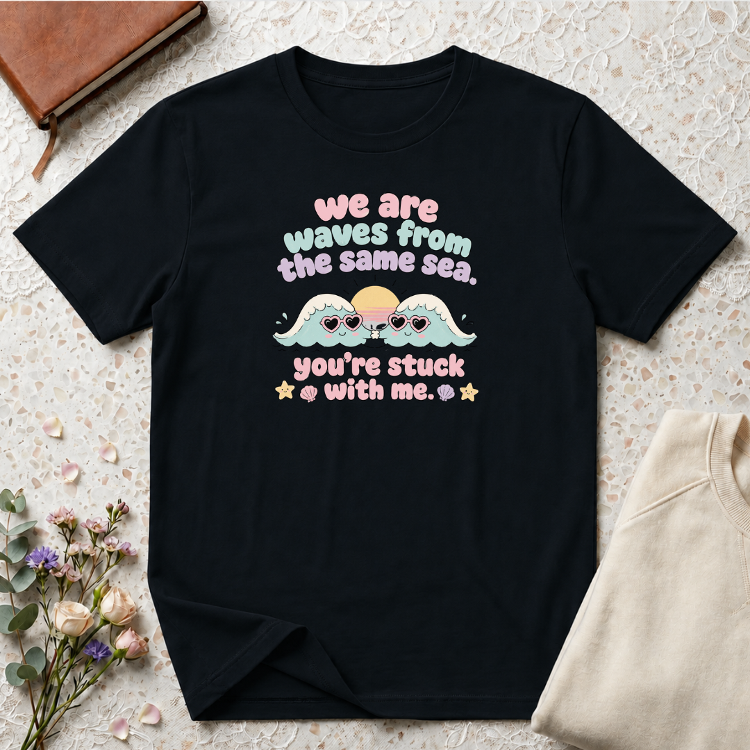 We are waves from the same sea 90s inspired T-Shirt