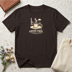 Coffee First, Stress Later Retro Coffee T-Shirt
