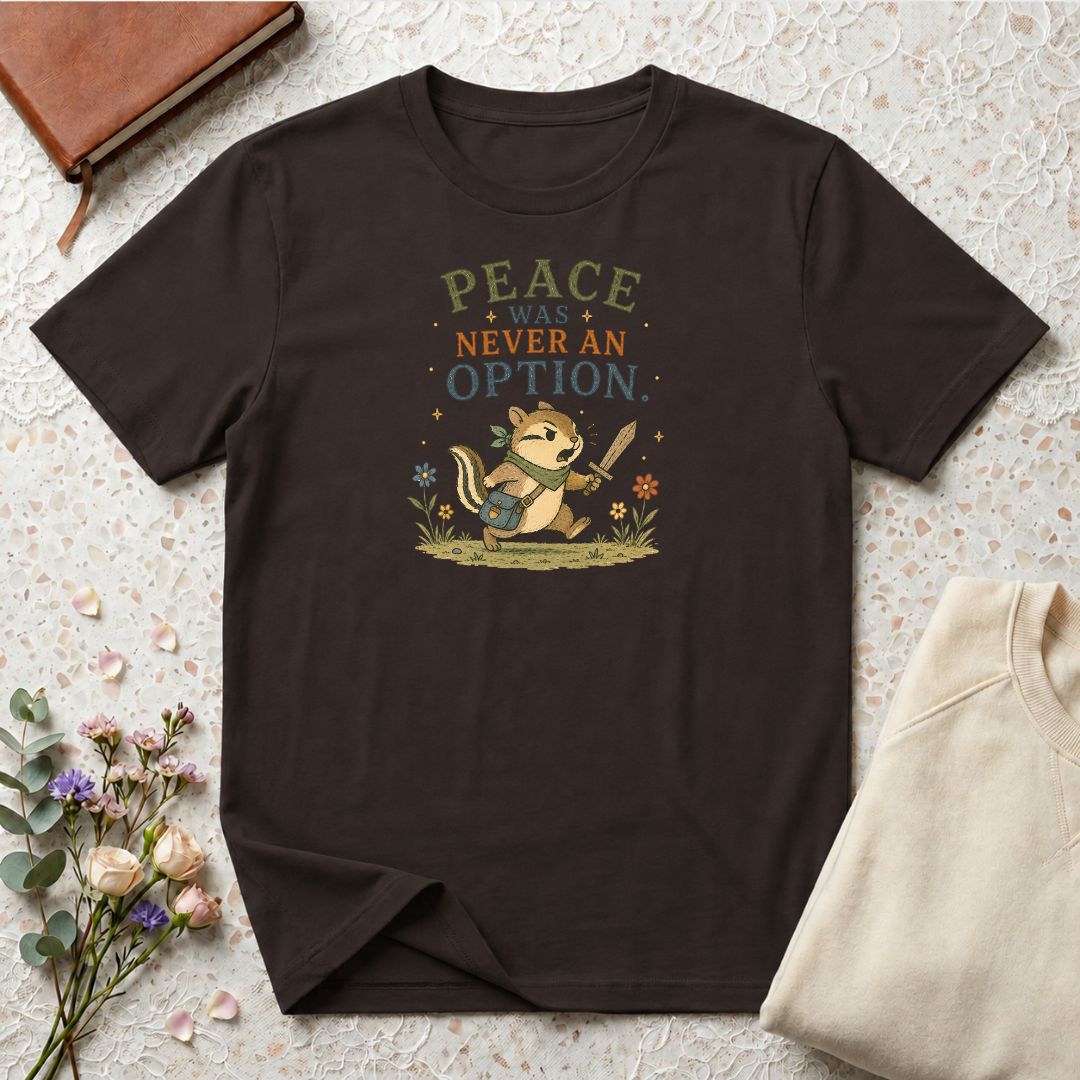 Peace was Never an Option Anime Inspired T-Shirt