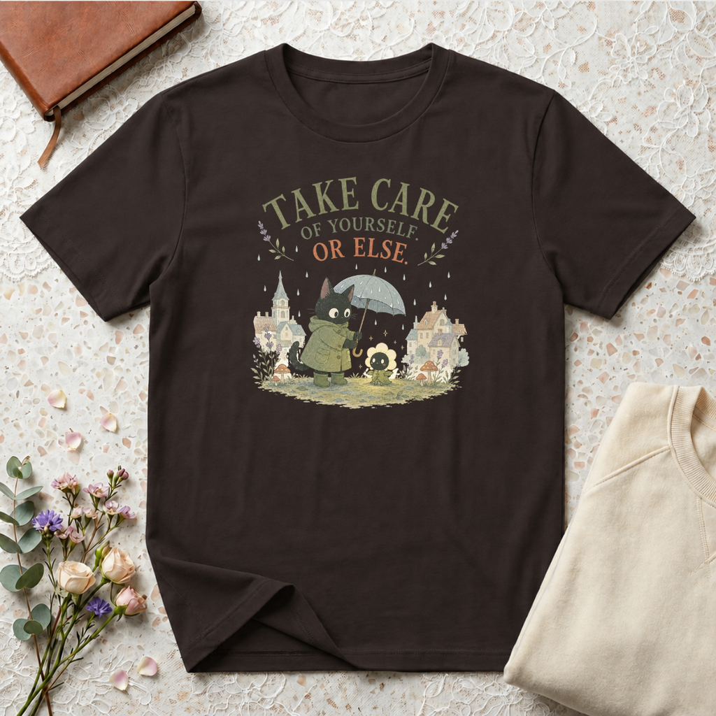 Take Care of Yourself. Or Else. Anime Inspired T-Shirt