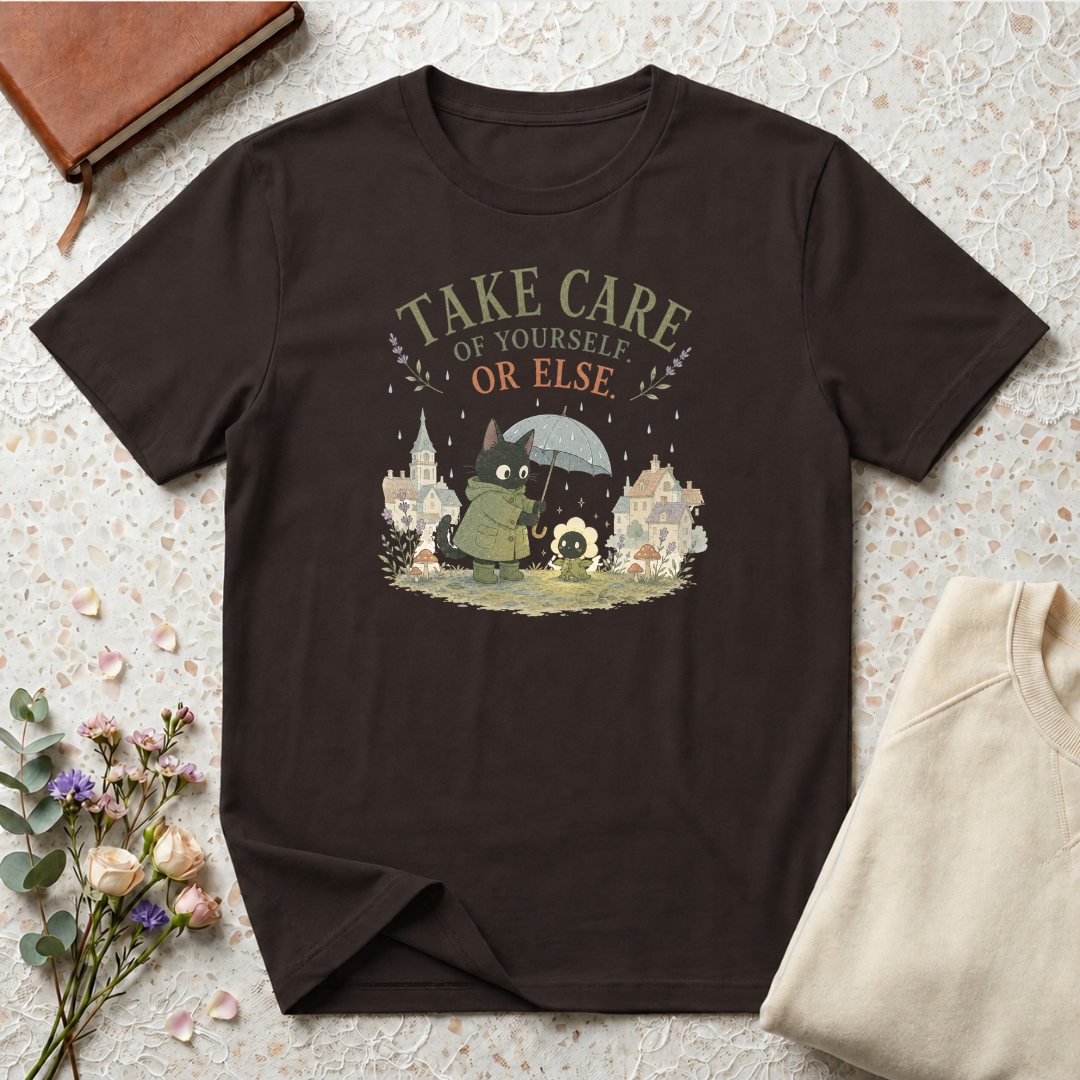 Take Care of Yourself. Or Else. Anime Inspired T-Shirt