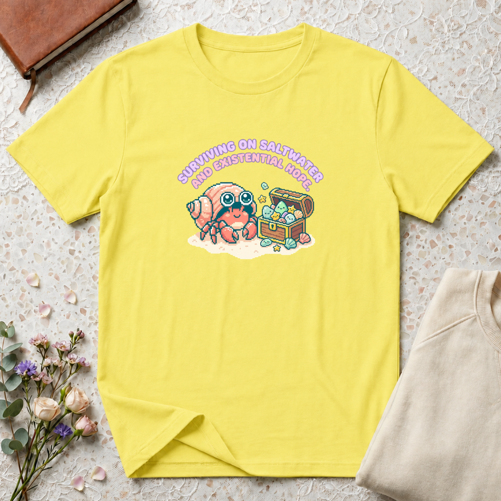 Surviving on Saltwater and Hope Crab T-Shirt