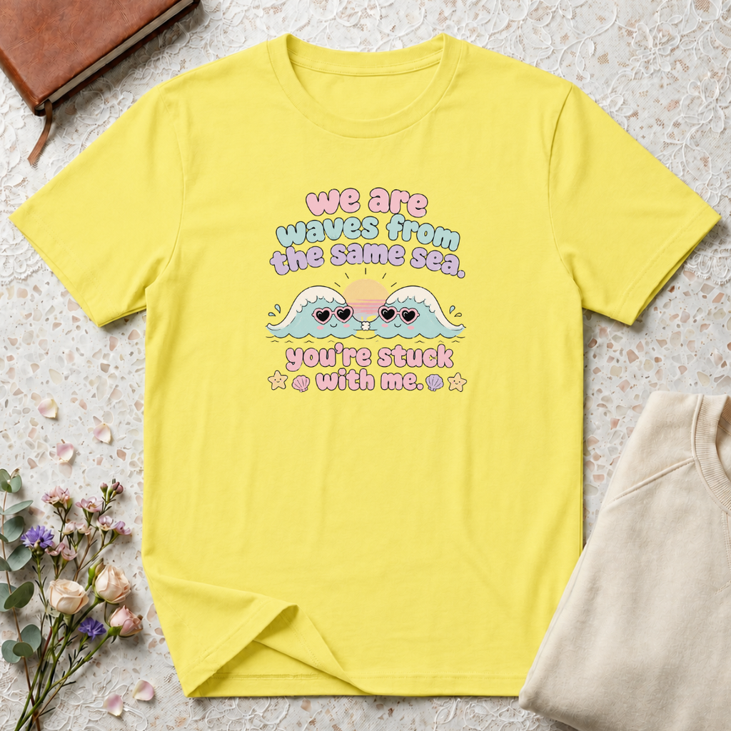 We are waves from the same sea 90s inspired T-Shirt