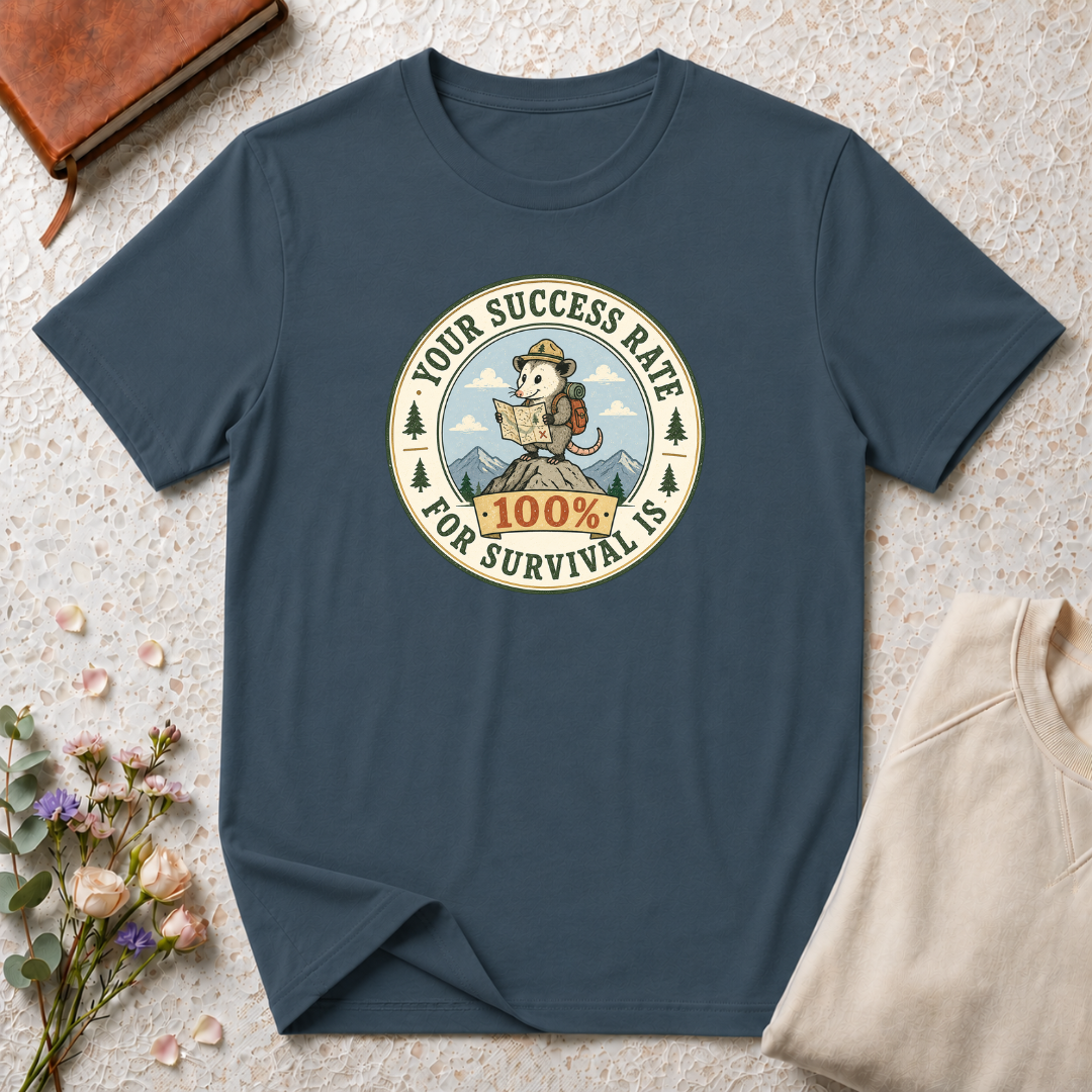 Your survival rate is 100% hiking T-Shirt