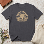 Happiness is Inevitable Retro Outdoors T-Shirt