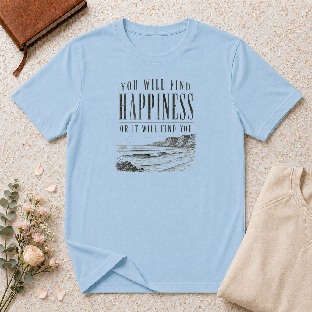 You will find happiness retro surf T-Shirt
