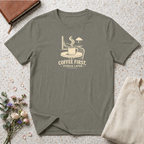 Coffee First, Stress Later Retro Coffee T-Shirt
