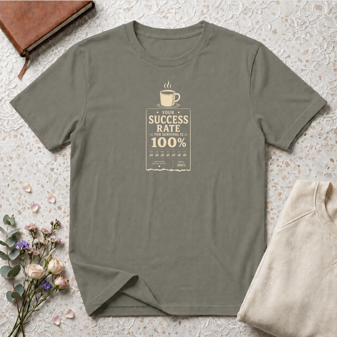 Your success rate is 100% retro coffee T-Shirt