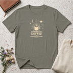 Powered by coffee and hope retro latte T-Shirt