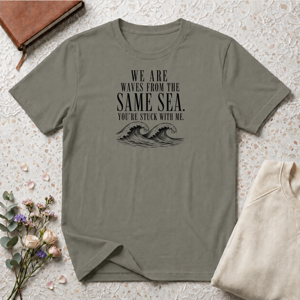We are waves from the same sea minimalist ocean T-Shirt