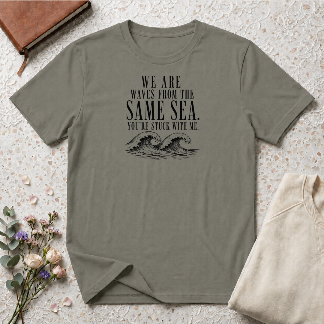 We are waves from the same sea minimalist ocean T-Shirt