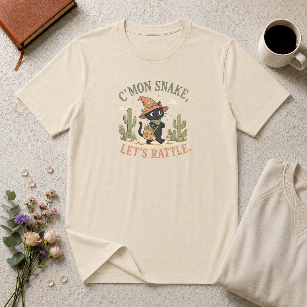 C'mon Snake Let's Rattle, Anime Inspired T-Shirt
