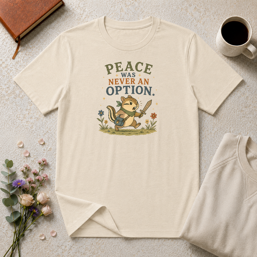 Peace was Never an Option Anime Inspired T-Shirt