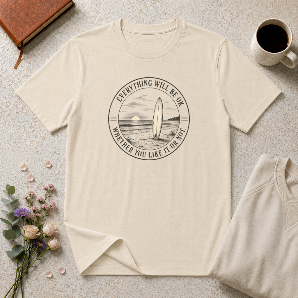 Everything will be ok Retro Surf T-Shirt