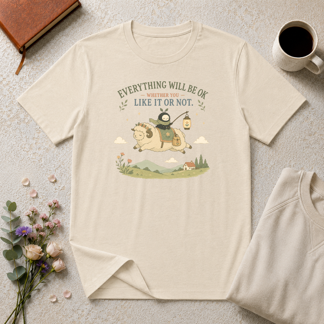 Everything Will Be Ok, Anime Inspired T-Shirt