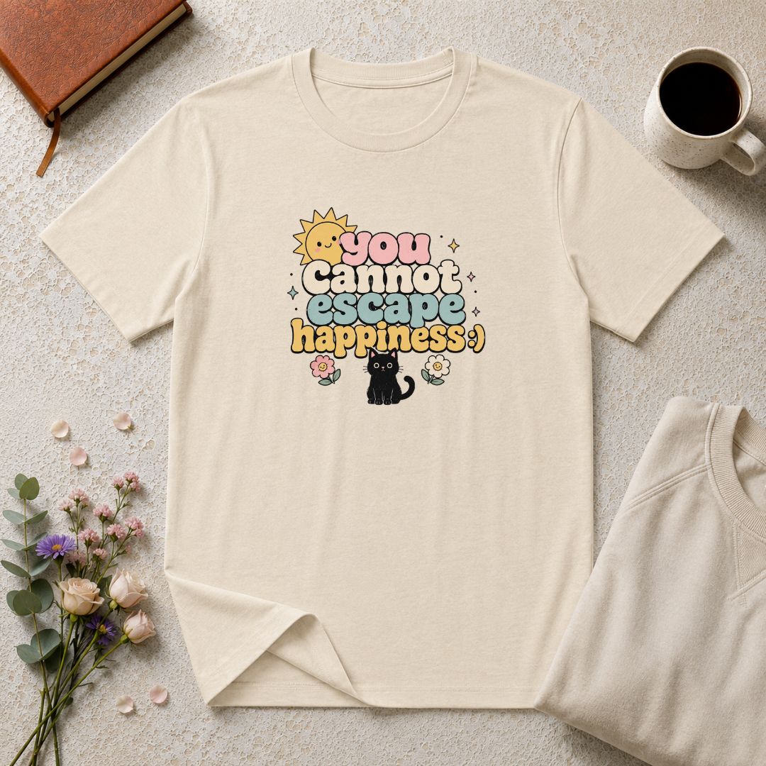 You Cannot Escape Happiness:) T-Shirt